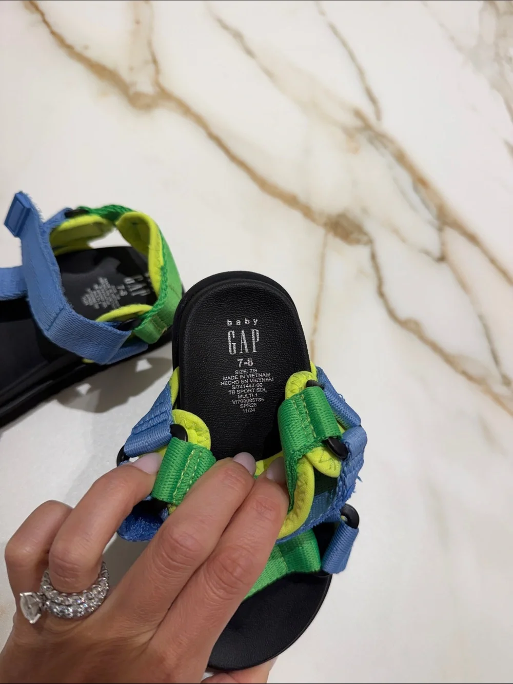 Gap Kids Blue & Green Outdoor Play Sandals